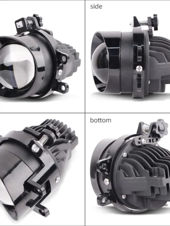 Universal High-Performance Bi-LED Fog Light Projector Lens Kit